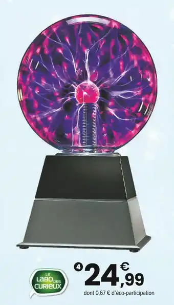 JouéClub Lampe plasma offre