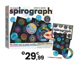 JouéClub Spirograph multicolore et paillete | 5 ans offre
