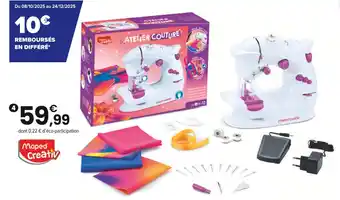JouéClub MAPED CREATIV Atelier de couture 8 ans offre
