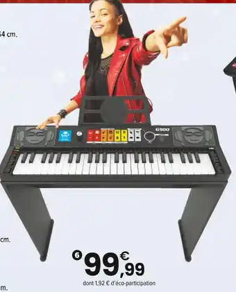 JouéClub Clavier 49 touches avec support en bois | 8 ans offre