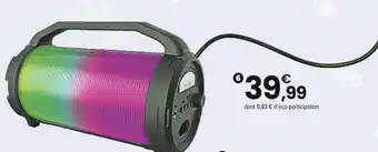 JouéClub Enceinte lumineuse offre