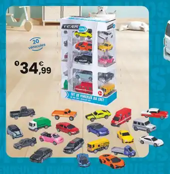 JouéClub SET 20 VÉHICULES DIE CAST offre