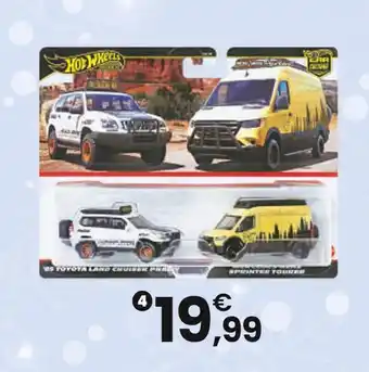 JouéClub HOT WHEELS 4 hot wheels - coffret car culture premium 2 véhicules 1/64ème | 3 ans offre