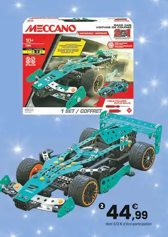 JouéClub MECCANO - VOITURE DE COURSE MOTORISÉE offre