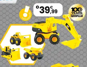 JouéClub CATERPILLAR Pack de 4 véhicules de construction 3 ans offre