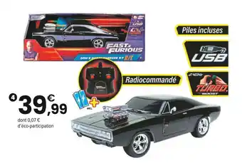 JouéClub FAST AND FURIOUS Voiture rc dodge charger | 6 ans offre