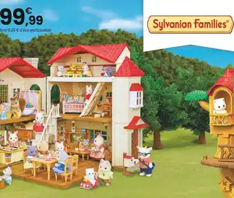 JouéClub SYLVANIAN FAMILIES La grande maison éclairée et sa pièce secrète | 3 ans offre