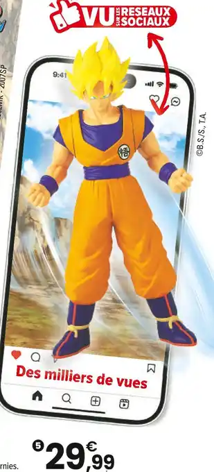 JouéClub Figurine jumbo super saiyan goku | 4 ans offre
