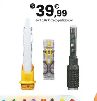 JouéClub STAR WARS power crystal lightsaber | 4 ans offre