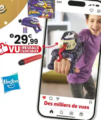 JouéClub MARVEL SPIDER-MAN VENOMVERSUS BLASTER D’ATTAQUE MARVEL’S VENOM | 5 ans offre