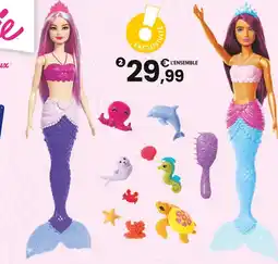 JouéClub Coffret barbie 2 amies sirène | 3 ans offre