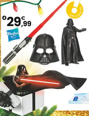 JouéClub HASBRO STAR WARS PACK COTÉ OBSCUR DARK VADOR : FIGURINE SABRE ET MASQUE | 5 ans offre