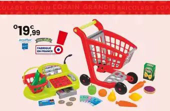 JouéClub ECOIFFIER CHARIOT GARNI + CAISSE ENREGISTREUSE | 18 mois offre