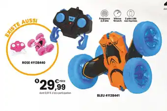 JouéClub Voiture cascadeuse et lumineuse rc 1/24ème | 6 ans offre