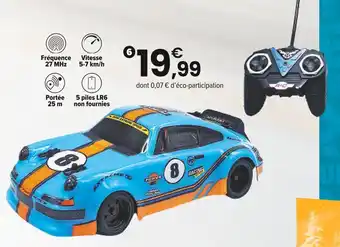 JouéClub Voiture de course vintage RC 1/24ème offre