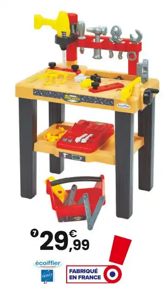 JouéClub ECOIFFIER Grand établi | 4 ans offre