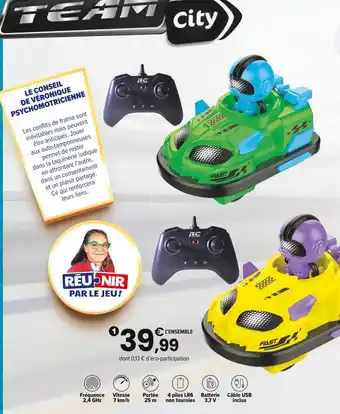 JouéClub Auto-tamponneuse rc 6 ans offre