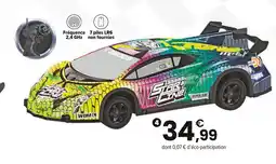 JouéClub STAR LINE Voiture néon rc 1/16ème | 6 ans offre