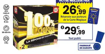 JouéClub Ravensburger 100% LOGIQUE offre