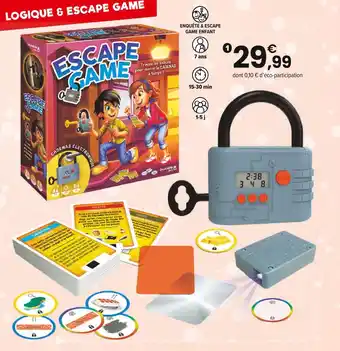 JouéClub Escape game offre