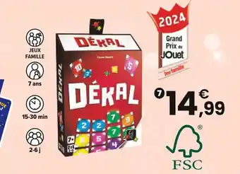 JouéClub DEKAL offre