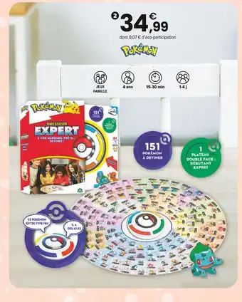 JouéClub POKÉMON Dresseur expert jeu offre