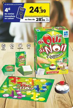 JouéClub édition Premium Ni Oui Ni Non offre