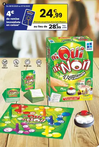 JouéClub édition Premium Ni Oui Ni Non offre