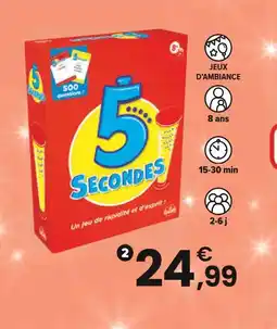 JouéClub 5 Secondes offre