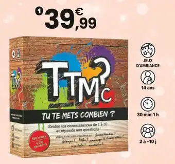 JouéClub Tu te mets combien ? offre