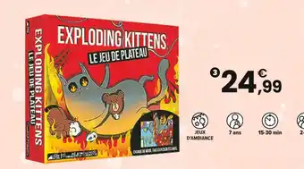 JouéClub EXPLODING KITTEN offre