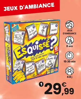 JouéClub Esquisse offre