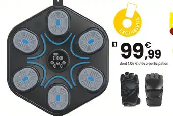 JouéClub Machine de boxe musicale offre