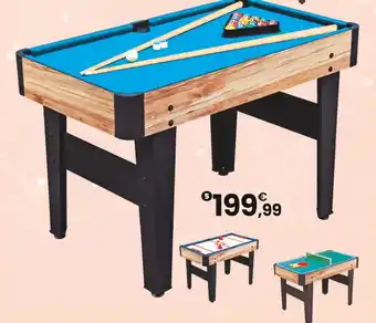 JouéClub Table 4 jeux en 1 offre