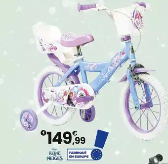 JouéClub DISNEY La reine des neiges - vélo 14 pouces offre
