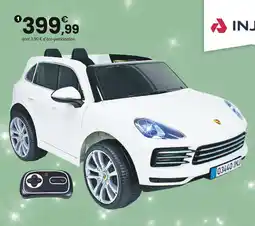 JouéClub INJUSA Voiture électrique Porsche Cayenne S 12 V blanche ❘ 3 ans offre