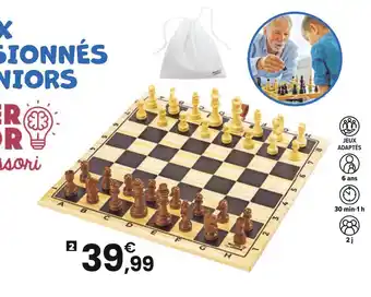 JouéClub JEU D’ÉCHECS MASTER SENIOR | offre