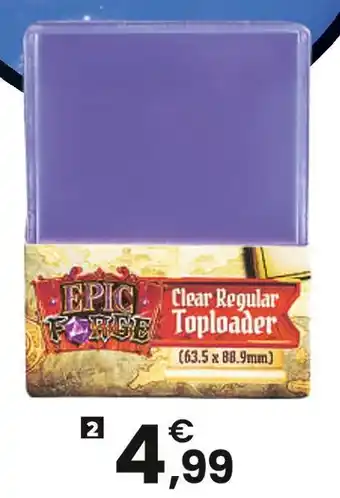 JouéClub EPIC Toploader - clear regular 25 pièces | 14 ans offre