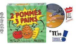 JouéClub Prétexte 2 POMMES 3 PAINS offre