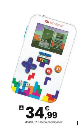 JouéClub TETRIS 4 console go gamer classic - tetris plus 300 jeux | 10 ans offre