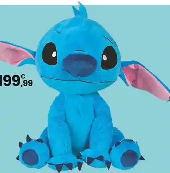 JouéClub Disney Disney peluche géante Stitch 120 cm offre