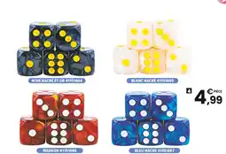 JouéClub Lot de 5 dés 6 faces offre