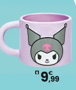 JouéClub Kuromi KUROMI MUG EN RELIEF 400 ML offre