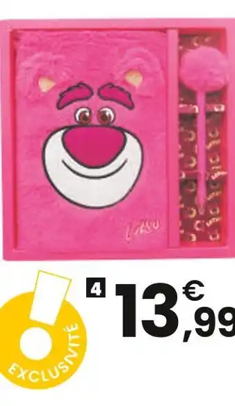 JouéClub TOY STORY Set de papeterie lotso | 3 ans offre