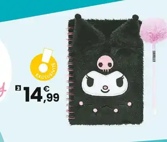 JouéClub Kuromi carnet et stylo 6 ans offre