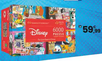 JouéClub DISNEY Puzzle 6000 pièces disney magical le conte de fées offre