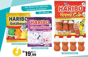 JouéClub HARIBO GRAND SAC À COLLATION EN PELUCHE offre