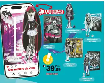 JouéClub MONSTER HIGH DRAME AU CINÉMA offre