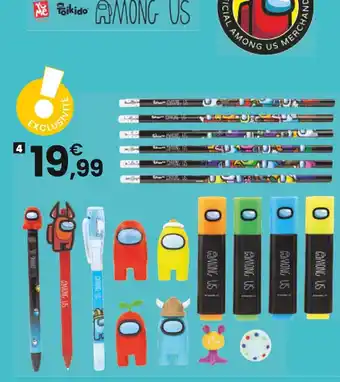 JouéClub AMONG US coffret cadeau papeterie | 3 ans offre