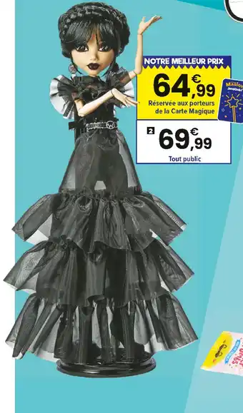 JouéClub MONSTER HIGH POUPÉE MERCREDI ROBE DE BAL | offre